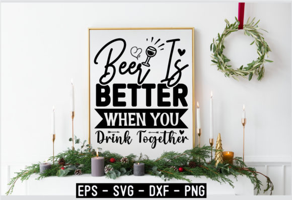 Beer SVG T Shirt Design Template
