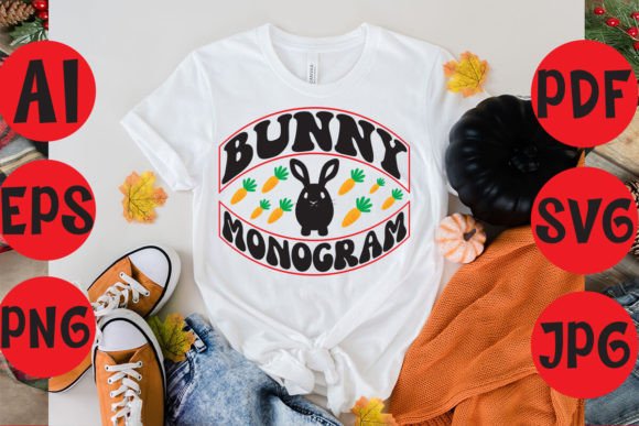 Bunny Monogram: Graphics & T-Shirt Designs Review