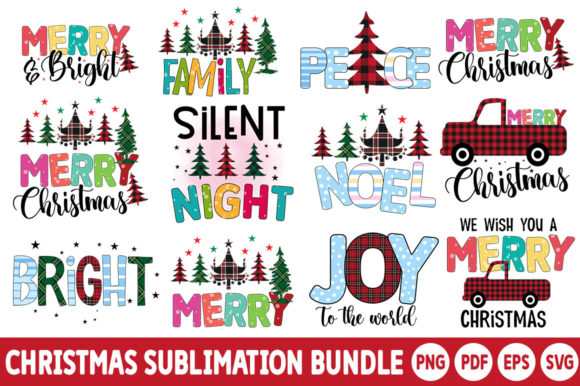 Christmas Sublimation Bundle Vol-02