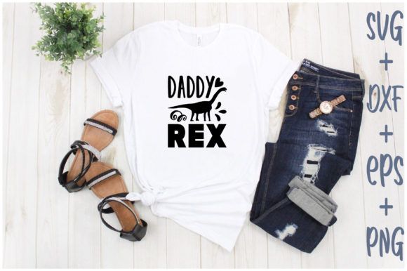 Daddy Rex: Graphics for T-Shirt Designs