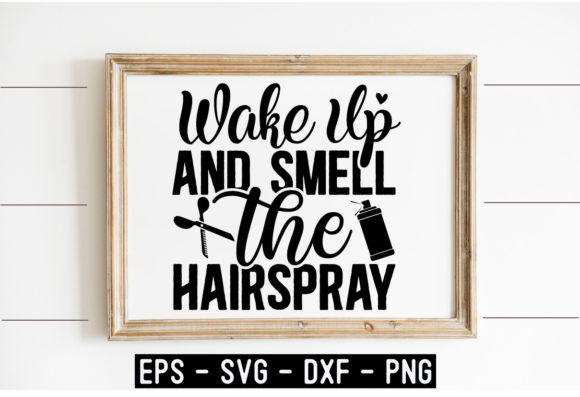 Hairdresser SVG T Shirt Design Template for Graphics and Crafts