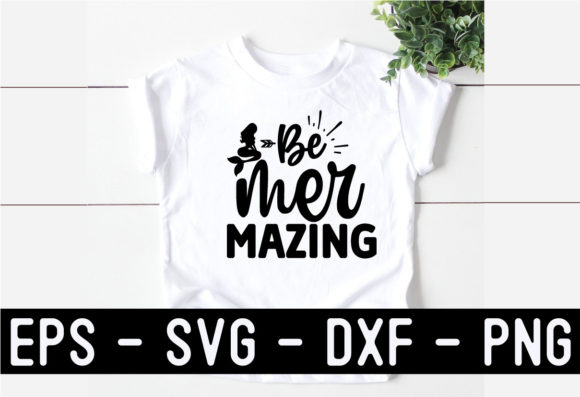 Mermaid SVG Quotes Design Template: Graphics for T-Shirt Designs