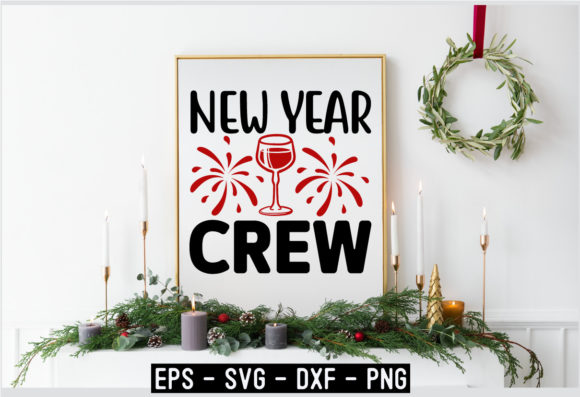 New Year SVG T Shirt Design Template