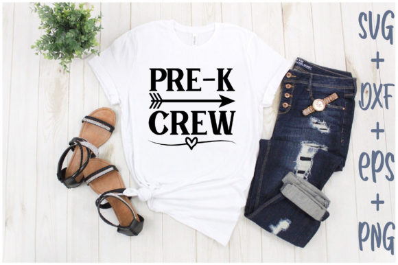 Pre-k Crew: Graphics for T-Shirt Designs