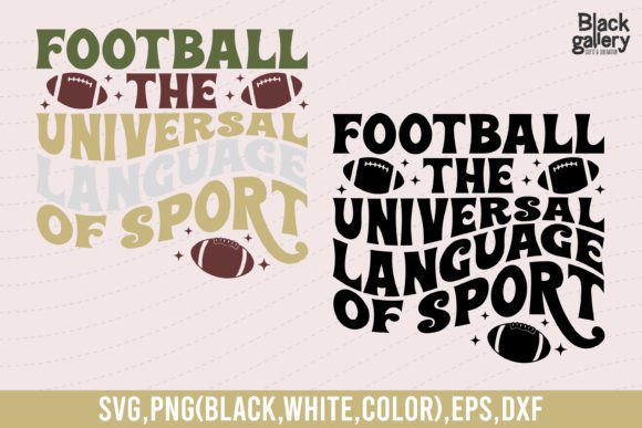 Retro Football Quote SVG EPS PNG