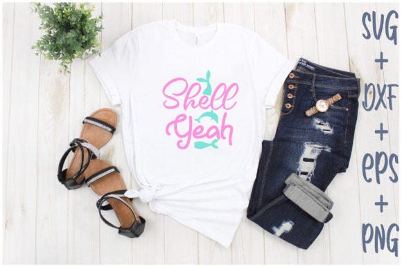 Shell Yeah Graphics for T-Shirt Designs